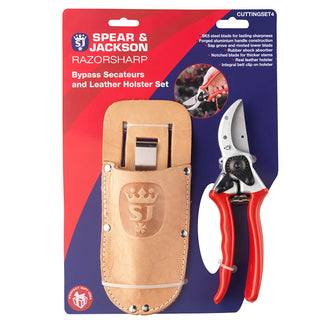 Bypass-Gartenschere mit Holster - Spear & Jackson