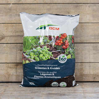 Blumenerde für Gemüse und Kräuter - 10 L - DCM