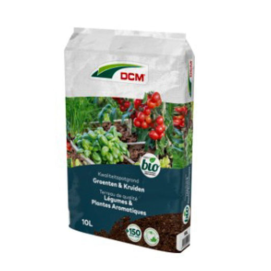 Blumenerde für Gemüse und Kräuter - 10 L - DCM